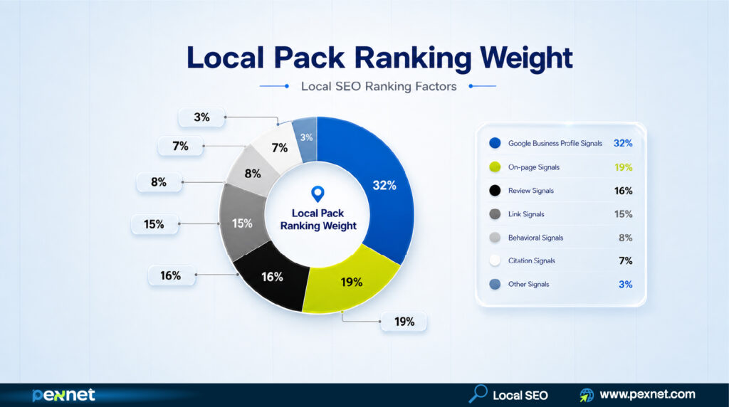 Local Pack Ranking Weight